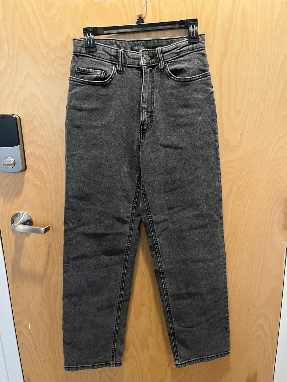 Women’s Black Washed High-Rise Jeans